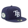 NEW ERA NEW ERA NAVY TAMPA BAY RAYS 2024 MLB WORLD TOUR: DOMINICAN REPUBLIC SERIES 59FIFTY FITTED HAT