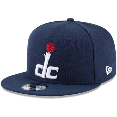 New Era Navy Washington Wizards Official Team Color 9fifty Snapback Hat