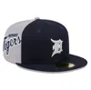 NEW ERA NEW ERA NAVY/GRAY DETROIT TIGERS GAMEDAY SIDESWIPE 59FIFTY FITTED HAT