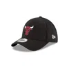 New Era Nba Chicago Bulls Classic 39thirty Stretch Fit Cap - Black - Medium/large In Black