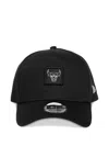 New Era Nba Chicago Bulls Cotton Baseball Cap In Black