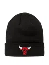 New Era Nba Chicago Bulls Essential Beanie Hat In Black