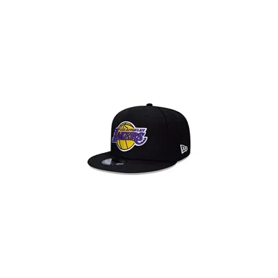 New Era Nba Los Angeles Lakers Black 9fifty Snapback Cap