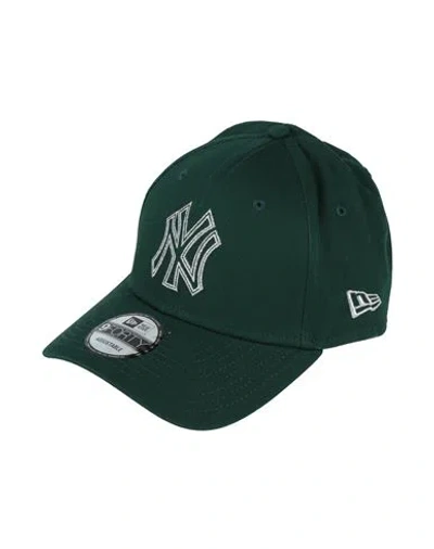 New Era Nba Man Hat Dark Green Size Onesize Cotton