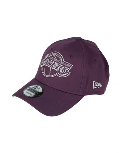 New Era Nba Man Hat Dark Purple Size Onesize Cotton