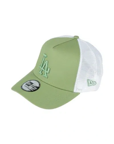 New Era Nba Man Hat Light Green Size Onesize Cotton, Polyester In Multi