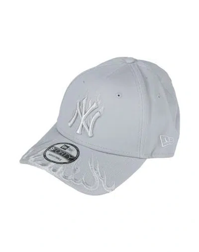New Era Nba Man Hat Light Grey Size Onesize Cotton In Gray