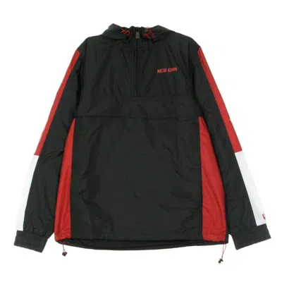 New Era Ne Contemporary Windbreaker Newera Men's Removable Windbreaker In Black/white/scarlet