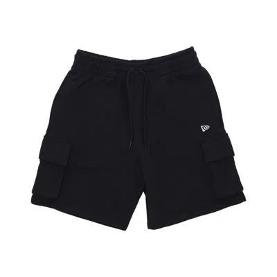 New Era Ne Essential Cargo Short Men's Tracksuit Pants Black/white