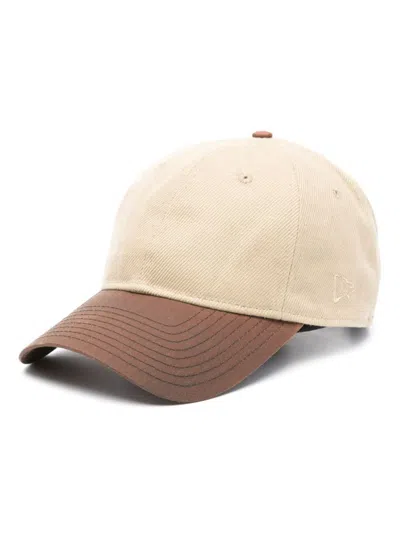 New Era Ne Heavy Twill 9twenty Tan Accessories In Beige