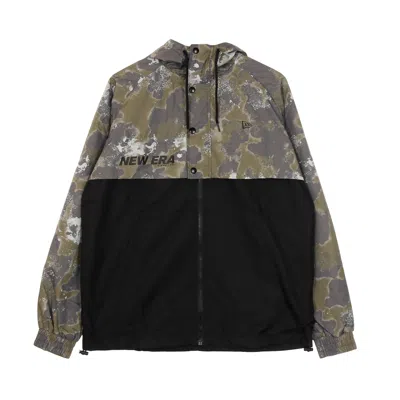 New Era Ne Outdoor Utility Aop Windbreaker Laser Print/black Men's Windbreaker