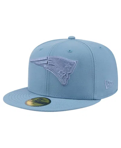 New Era New England Patriots 59fifty Structured Fit Baseball Cap In Blue