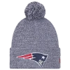 New Era New England Patriots  Patriots Marl Pom Knit In Blue