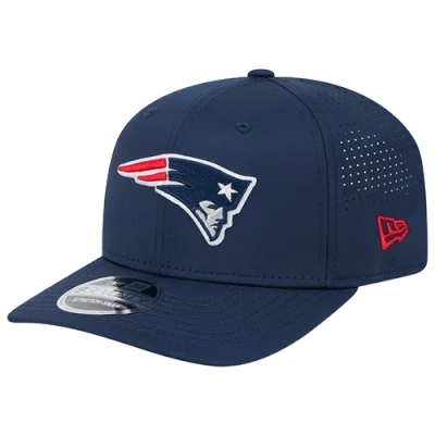 New Era New England Patriots  Patriots Perf 970 Adjustable Cap In Blue