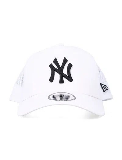 New Era White New York Yankees A-frame Trucker Cap