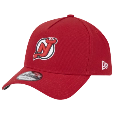 New Era New Jersey Devils  Devils 9forty A-frame Primary Cap In Gray