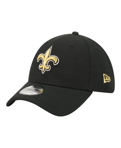 New Era New Orleans Saints 39thirty Stretch Fit Baseball Cap In Black