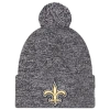 New Era New Orleans Saints  Saints Marl Pom Knit In Gray