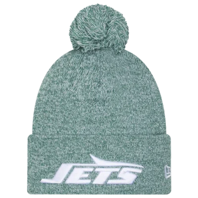 New Era New York Jets  Jets Marl Pom Knit In Green