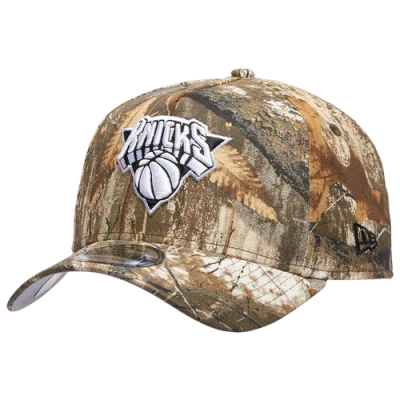 New Era New York Knicks  Knicks 9forty A-frame Realtree Cap In Transparent