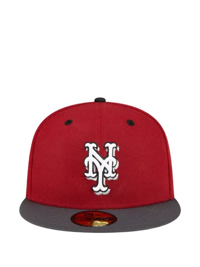 New Era New York Mets 50th Anniversary Baseball Hat In Red