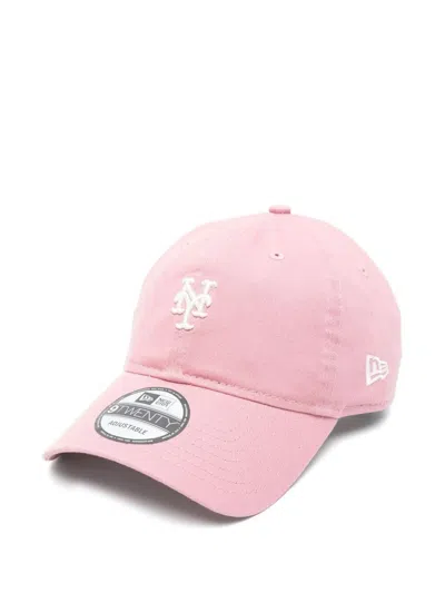 NEW ERA NEW YORK METS MINI WASHED 9TWENTY HAT,60595428 651 DARK PINK