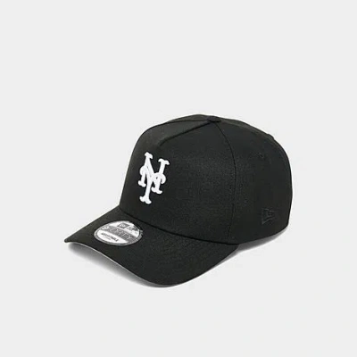 New Era New York Mets Mlb 9forty Monochrome Snapback Hat In Black