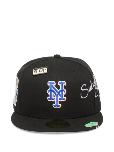 New Era New York Mets Mlb Subway Series 59fifty Cap In Black