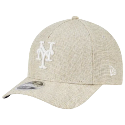 New Era New York Mets  Mets 940af Cotton Weave Cap In Tan