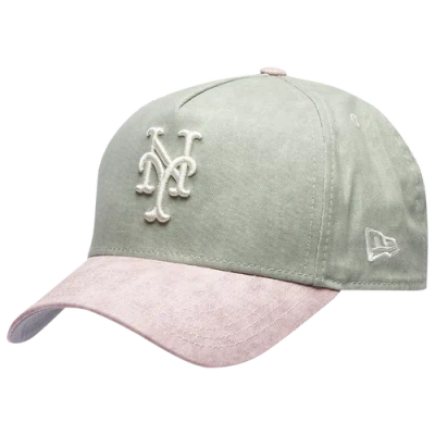New Era New York Mets  Mets 940af Washed Cap In Green
