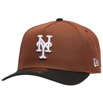 New Era New York Mets  Mets 9forty A-frame Cap In Brown