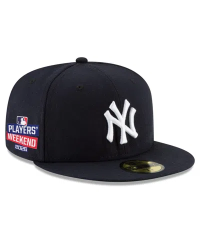 New Era New York Yankees 2026 Players' Weekend 59fifty Fitted Baseball Cap In Blue