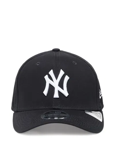 New Era New York Yankees 9forty Logo-embroidered Baseball Cap In Black