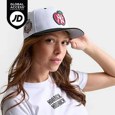 New Era New York Yankees Apple Nfl 9fifty Snapback Hat In White