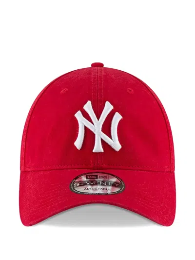 New Era New York Yankees Baseball Cap In Red