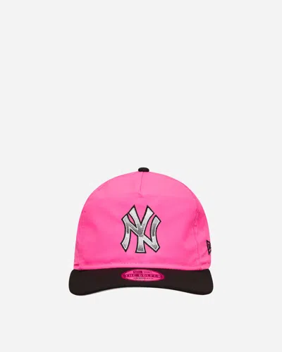 New Era New York Yankees Chrome Logo Golfer Cap Bright In Pink