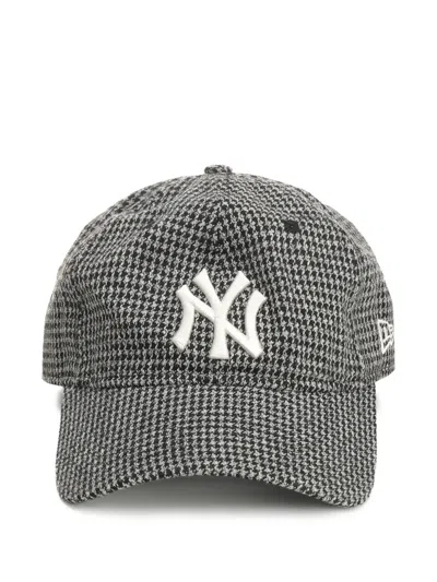 New Era New York Yankees Houndstooth Cap In Gray