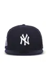 New Era New York Yankees Logo Wool Cap In Blue