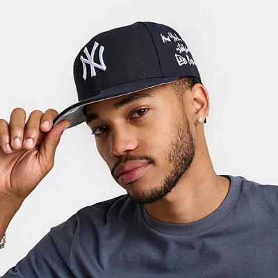 New Era New York Yankees Mlb 59fifty Fitted Hat In Black