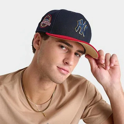 New Era New York Yankees Mlb 59fifty Retro Fitted Hat In Black
