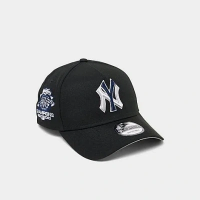 New Era New York Yankees Mlb 9forty A-frame Two Tone Logo Snapback Hat In Black