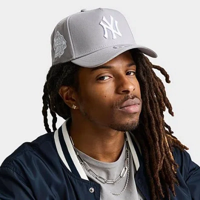 New Era New York Yankees Mlb 9forty Snapback Hat In Gray