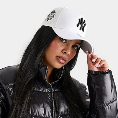 New Era New York Yankees Mlb 9forty Snapback Hat In White