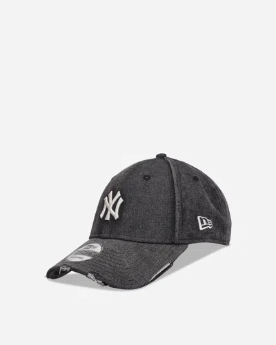 New Era New York Yankees Mlb Acid Wash 9forty Adjustable Cap In Black