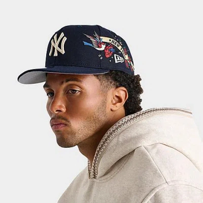 New Era New York Yankees Mlb City Art 9fifty Snapback Hat In Blue