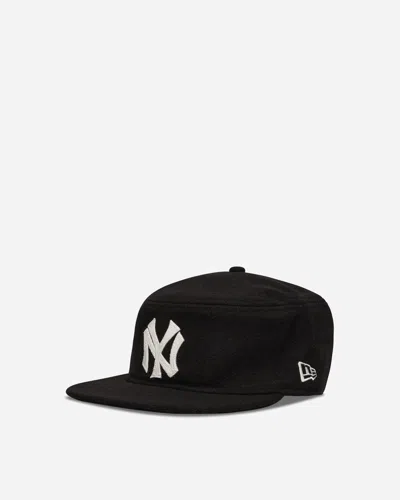 New Era New York Yankees Mlb Cooperstown Pin Pillbox Adjustable Cap In Black