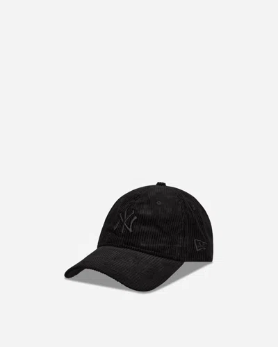New Era New York Yankees Mlb Cord 9twenty Adjustable Cap In Black