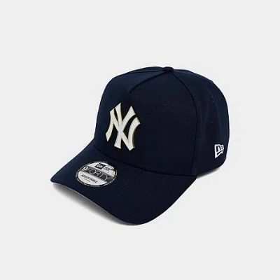 New Era New York Yankees Mlb Metal Logo 9forty A-frame Snapback Hat