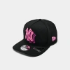 New Era New York Yankees Mlb Neon 9fifty A-frame Snapback Hat In Black