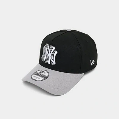 New Era New York Yankees Mlb Repeat Logo 9forty A-frame Snapback Hat In Burgundy